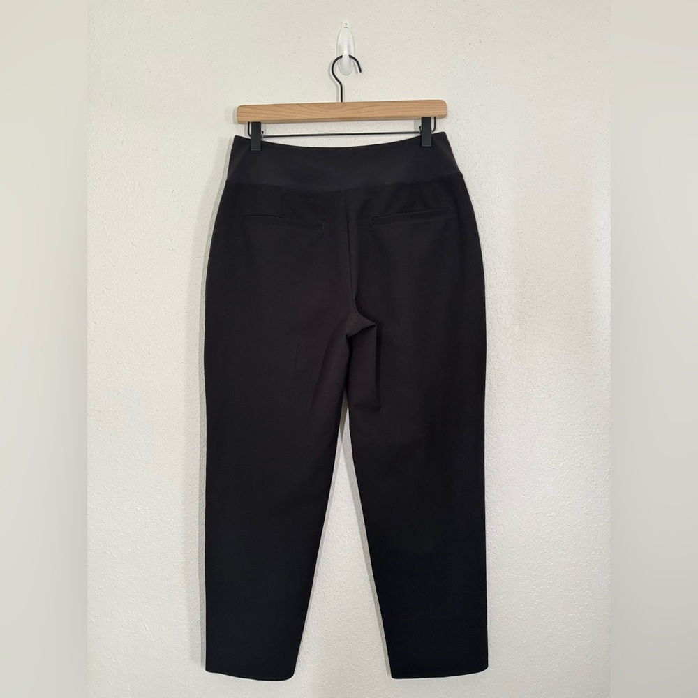 ATHLETA Endless High Rise Straight Leg Ankle Casual Pant in Black Size 8 TALL - Picture 7 of 10